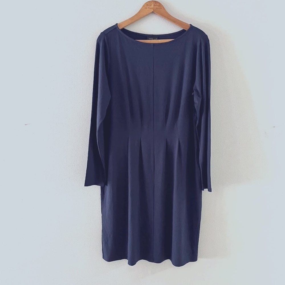 NWT J.Jill Wearever Collection Pleated Longsleeve Dress, Sz Medium